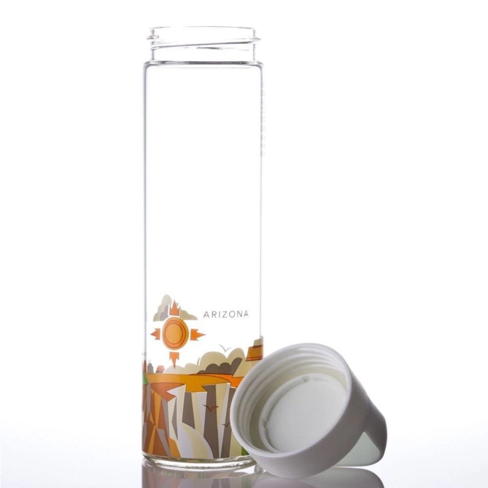 Starbucks Arizona 'You Are Here' Collection Tall Glass Water Bottle